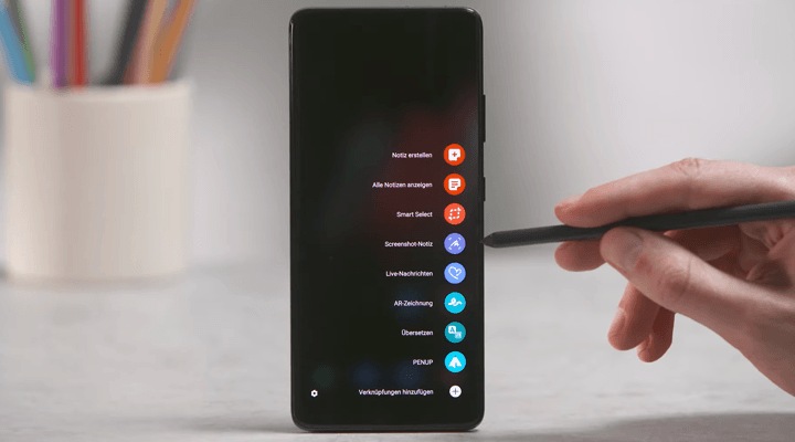 Galaxy S21 Ultra: Eingabestift S Pen