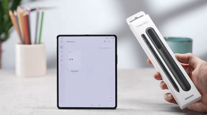 Galaxy Z Fold3 5G: Eingabestift S Pen einrichten