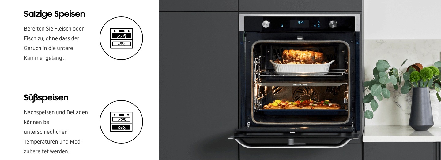 Der smarte Dual Cook-Flex Backofen | DE Samsung