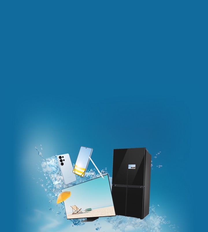 Samsung Summer Campaign Promotion Banner – jetzt Angebote entdecken. 