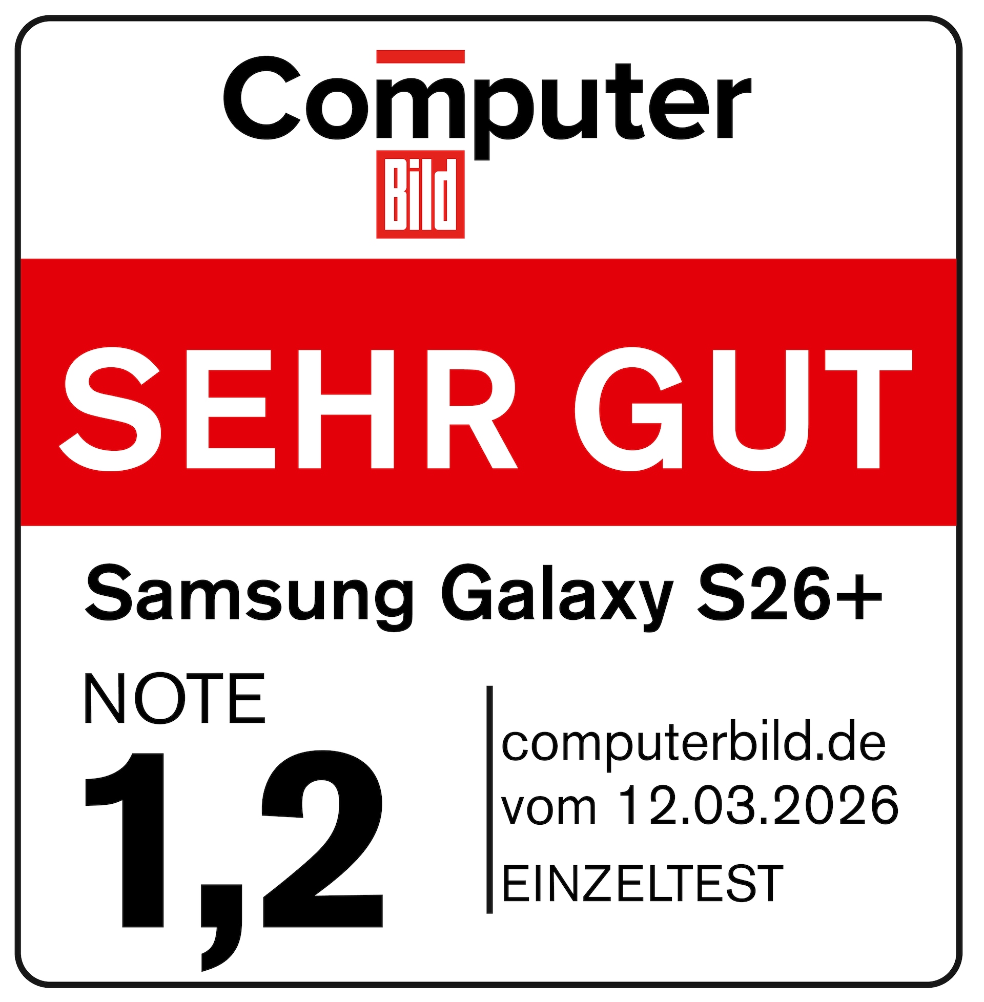 Galaxy S26+ computerbild