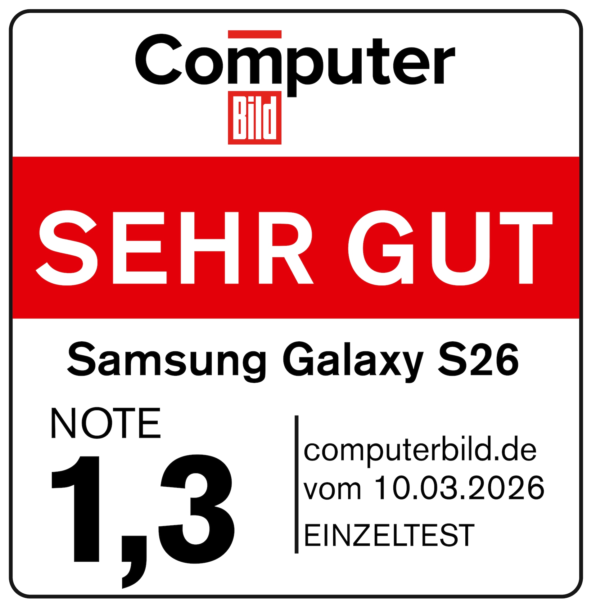 Galaxy S26 computerbild