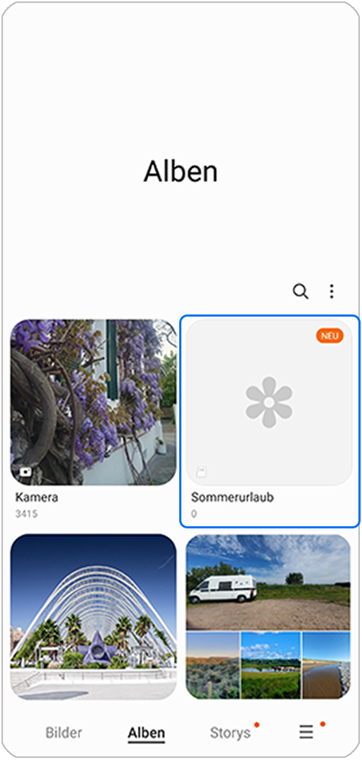 Fotos auf eine SDKarte speichern oder verschieben Samsung DE