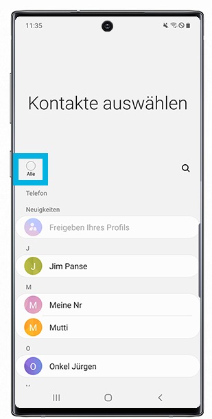 Kontakte zwischen Smartphones übertragen | Samsung Deutschland