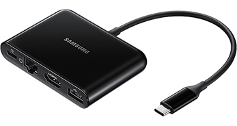 Samsung Multiport Adapter wird angezeigt.