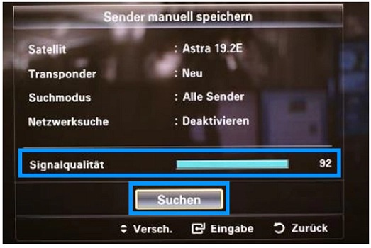 Wie starte ich einen manuellen Sendersuchlauf beim Smart TV der Serie C ...