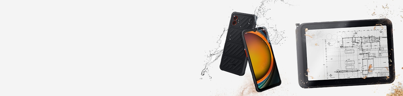 Galaxy Rugged Tablet and Smartphone