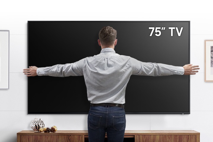 Anden klasse Trunk bibliotek folder Samsung større TV (75" og over) | Tænk stort | Samsung Danmark