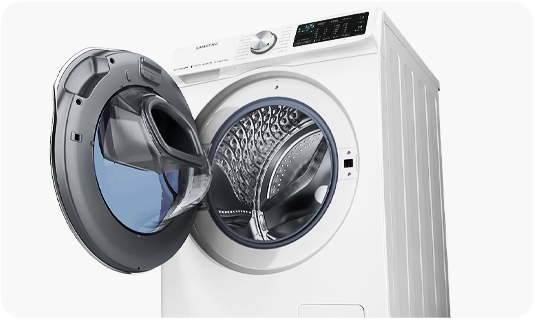 Døren til vaskemaskine kan åbnes, hvad gør jeg? | Samsung Danmark