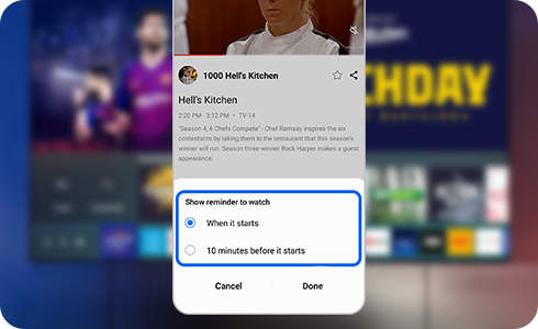 How To Set Reminders In Samsung Tv Plus Samsung Pk