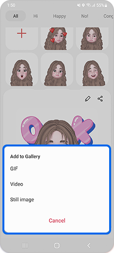 How to Use AR Emoji Stickers | Samsung CA