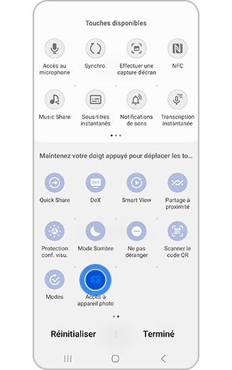 Comment ajouter ou supprimer des touches dans le panneau des Paramètres