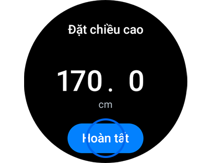 Hình ảnh số đo chiều cao của Thành phần cơ thể. 