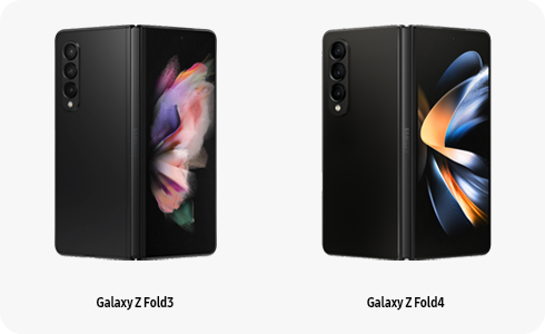 difference between samsung galaxy z fold 3 and 4