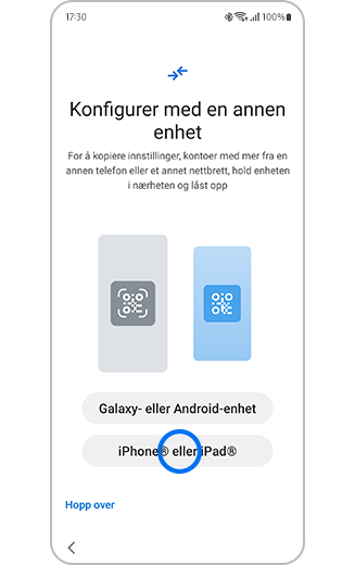 Hvordan overføre data fra en iPhone eller iPad til en ny Galaxy-enhet med  Smart Switch | Samsung Norge