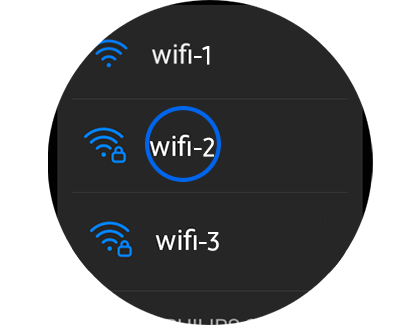 Экран Wi-Fi с выделенной сетью Wi-Fi.