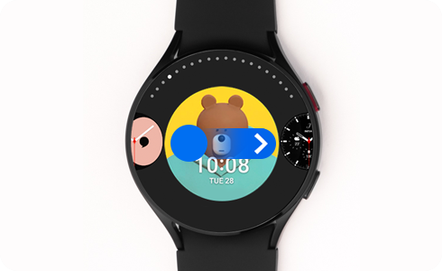 How do I customise the watch face on my Galaxy Watch