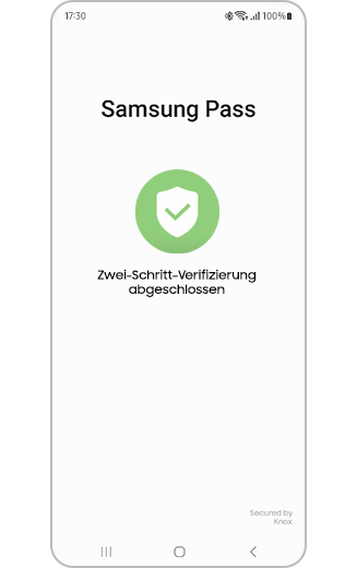 Verwendung von Samsung Pass OTP Samsung DE