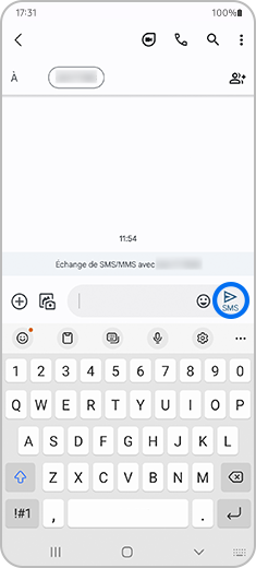 comment envoyer message automatique android