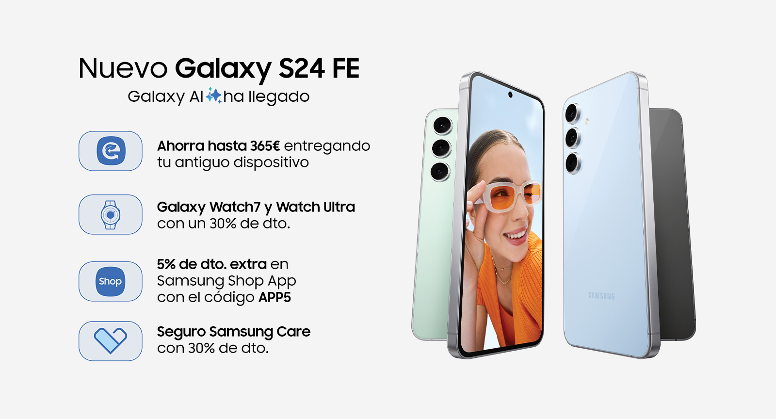 Comprar Galaxy S24 FE Precio y Ofertas Samsung España