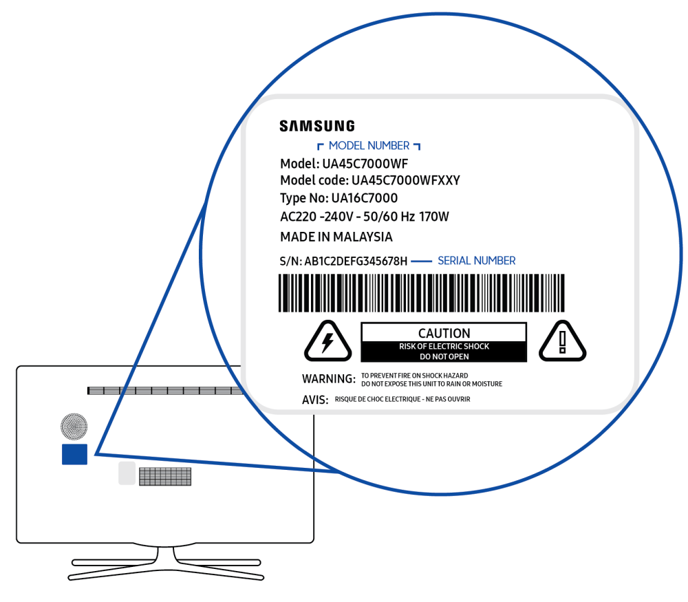 Consulta el número de modelo y número de serie de tus productos Samsung |  Samsung España
