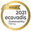 Ecovadis Gold medal 2021