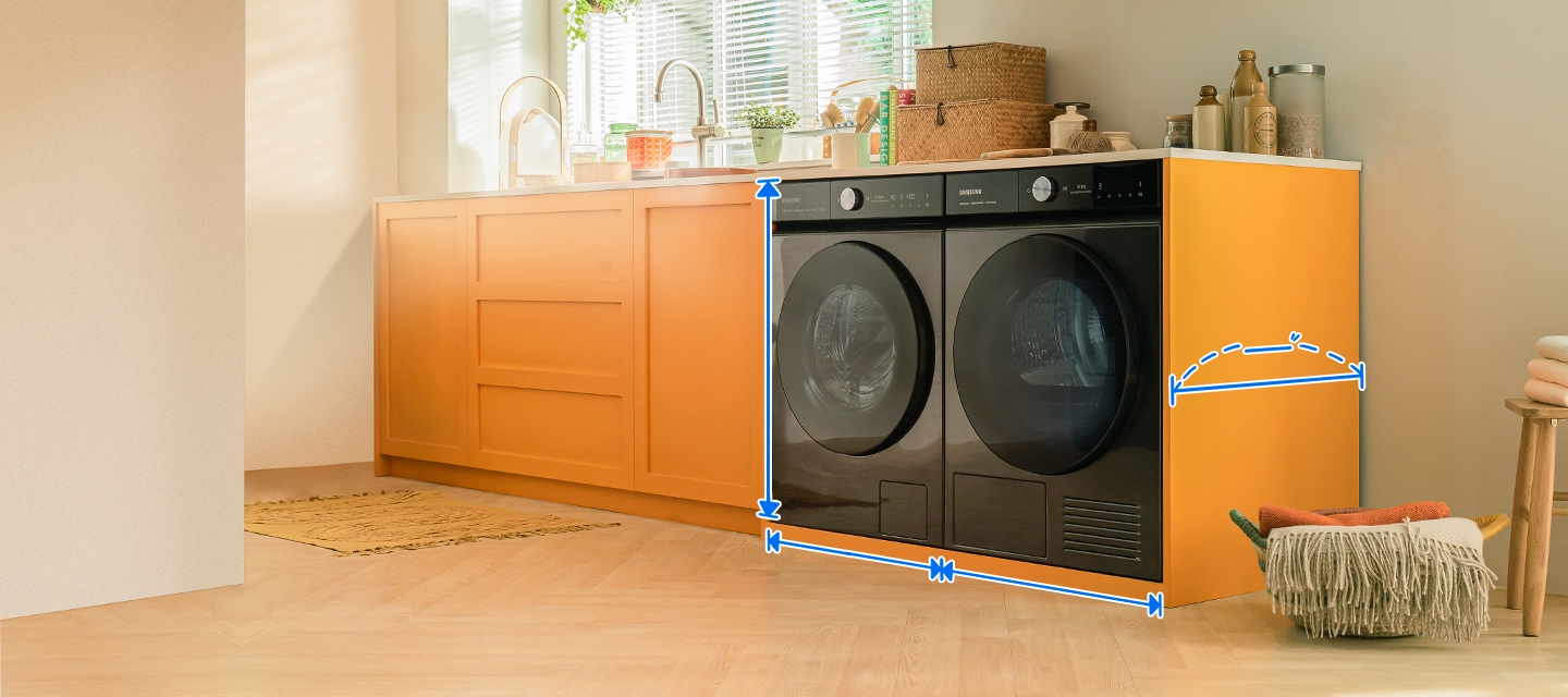 Solution pour lave linge sous plan dans une salle de bain