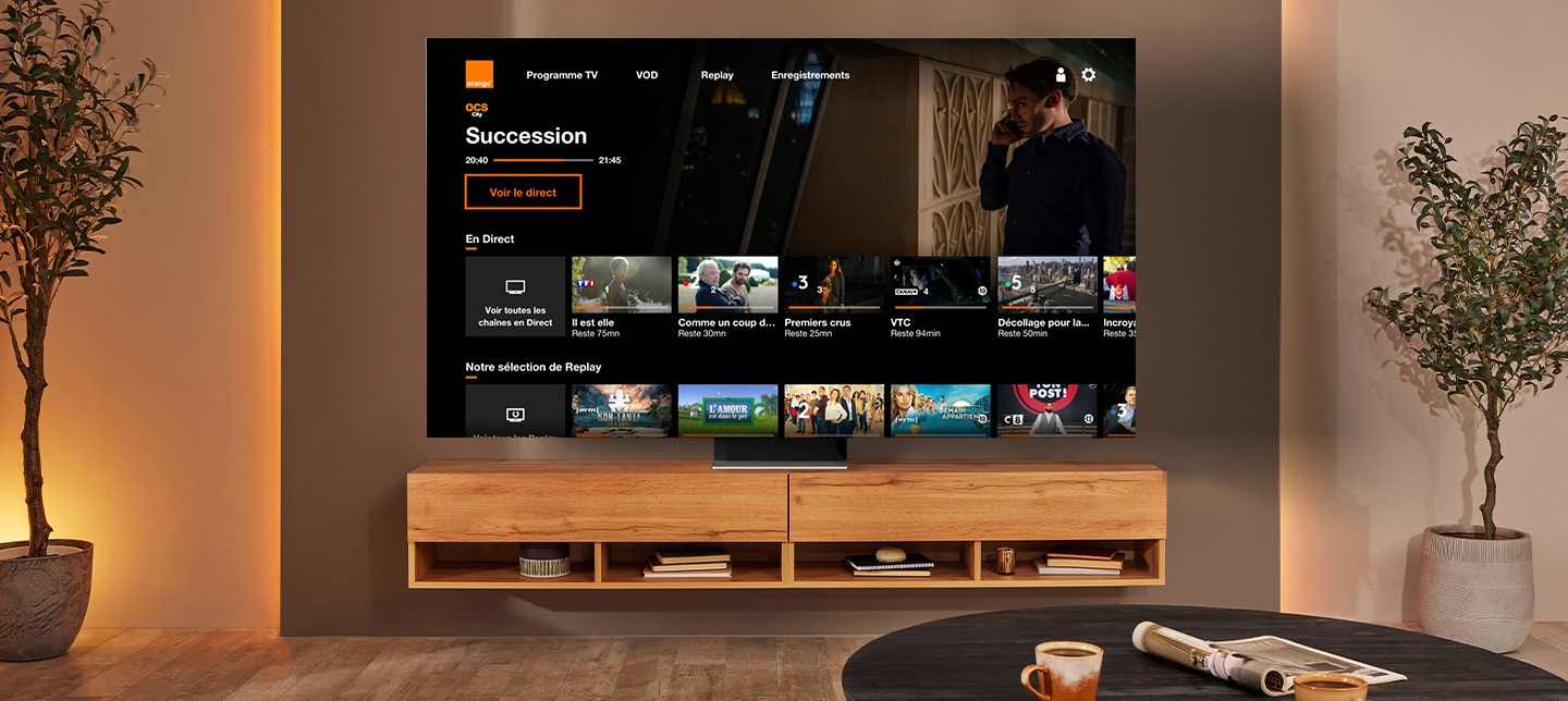 Application Orange TV pour Smart TV Samsung FR
