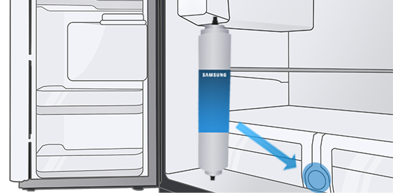 Comment remplacer le filtre à eau externe sur un réfrigérateur-congélateur  Samsung American Style 