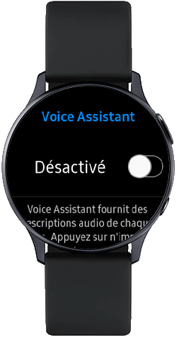 Comment Activer Ou Desactiver L Assistant Vocal De La Galaxy Watch Active2 Samsung France