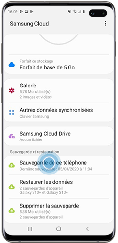 comment sauvegarder toutes les photos de mon téléphone samsung