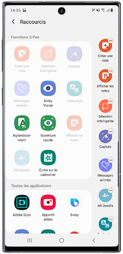 Que puisje faire avec la fonction Air Command ? Samsung France