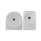 Deux enceintes Music Studio blanches