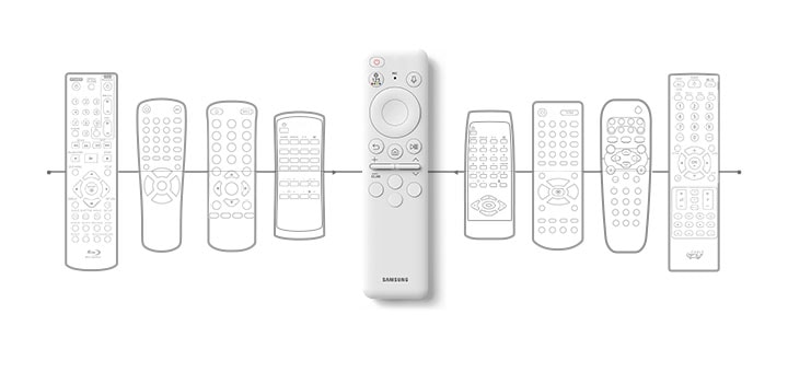 Télécommande Samsung unique avec Siècle des Lumières, bouton Netflix et   