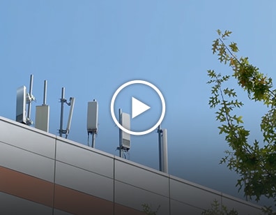 Video - Photo image of Massive MIMO Radio installed on a building.