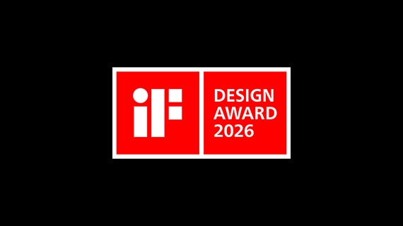 IF Design Award 2026 logo, indicating that the Samsung OLED S95H (EU S99H) received the IF Design Award 2026.