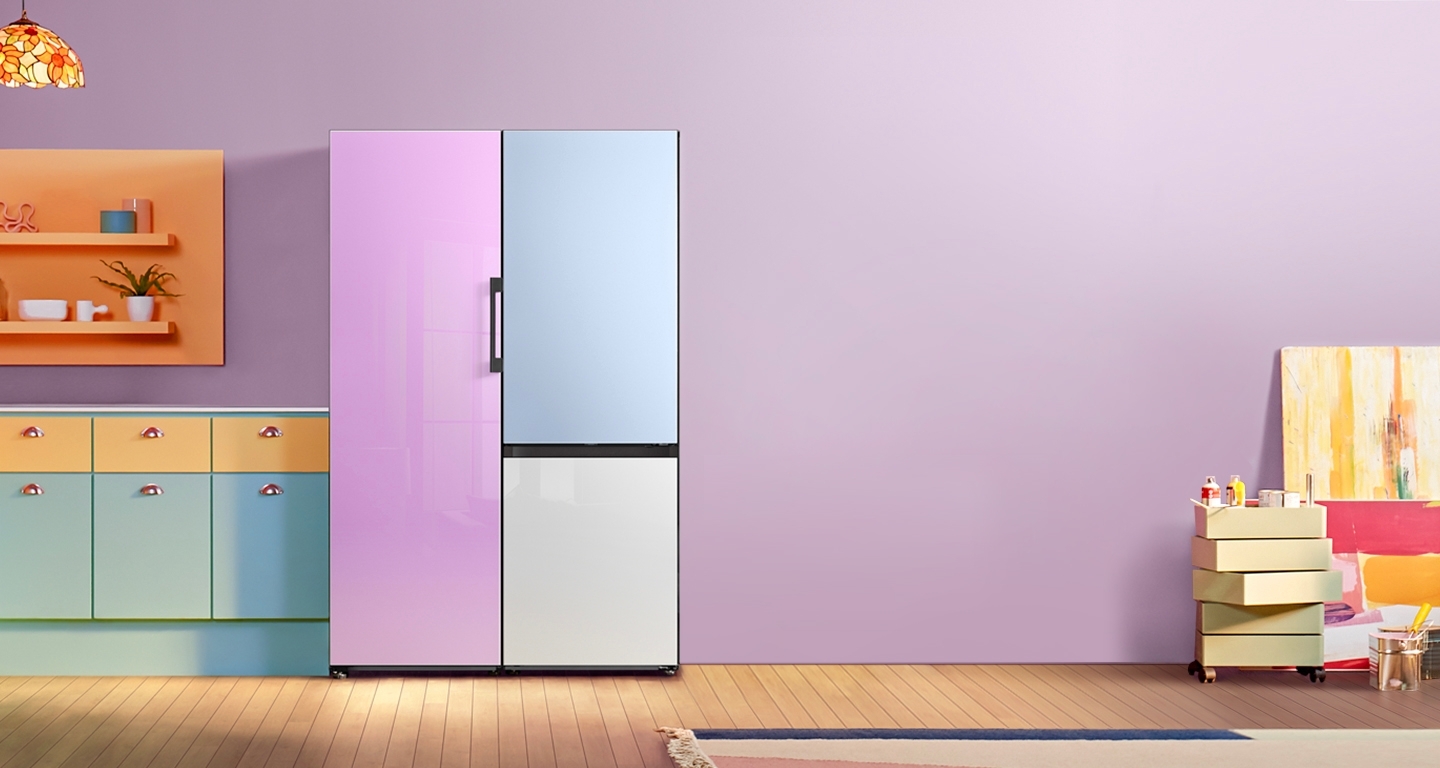New 2021 BESPOKE Fridge Freezer PreRegister Now Samsung IE