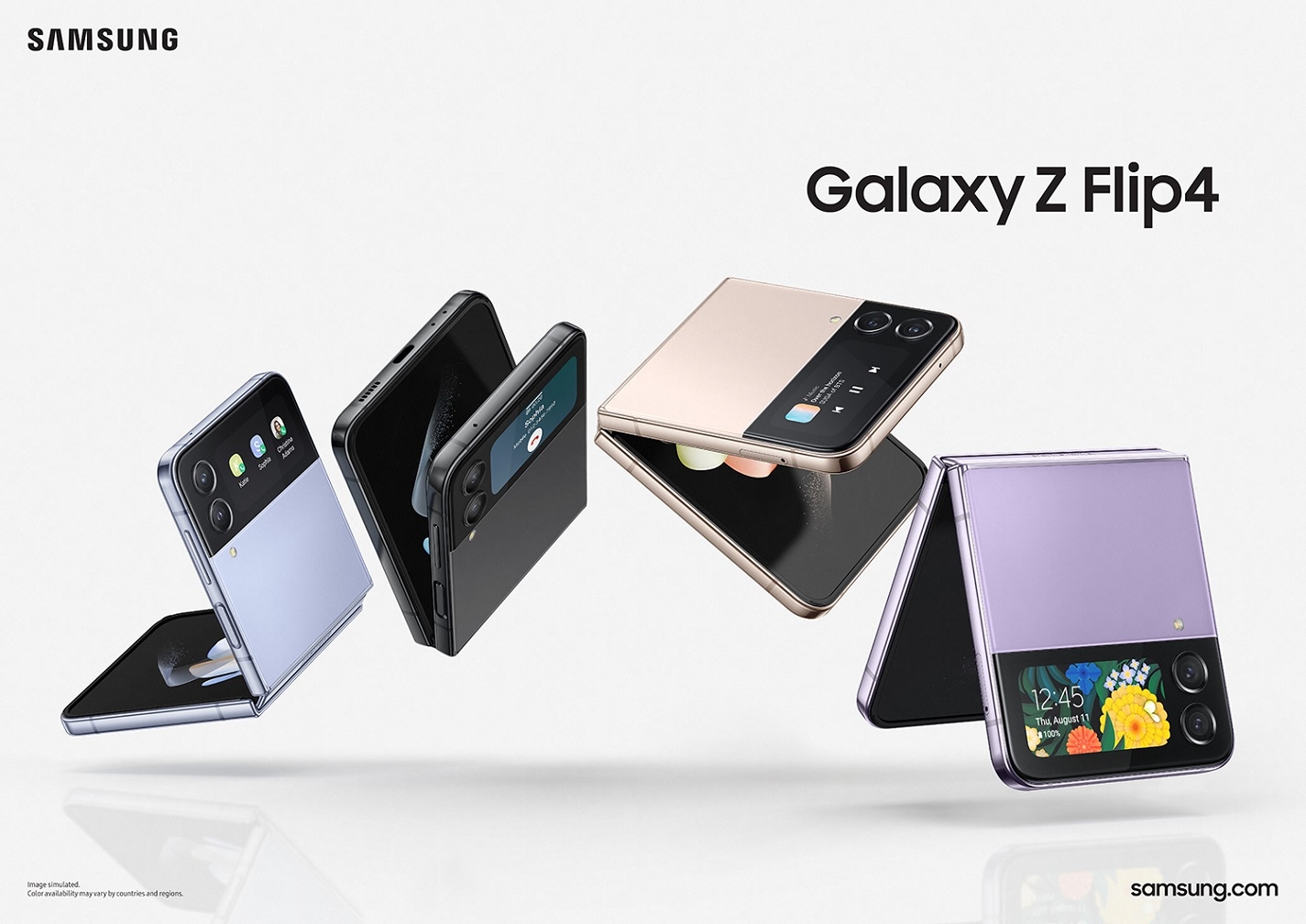 Samsung Galaxy Z Flip4 與Galaxy Z Fold4嶄新亮相： 無所不能的強效