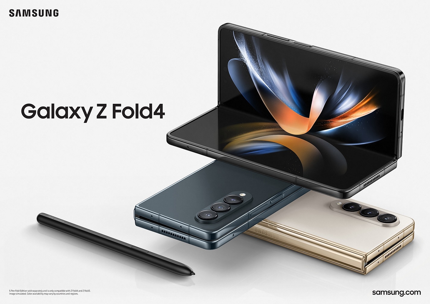 Samsung Galaxy Z Flip4 與Galaxy Z Fold4嶄新亮相： 無所不能的強效