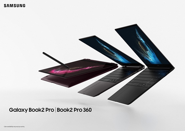 全新Galaxy Book2 Pro系列個人電腦： 兼具高便攜性設計與全方位安全