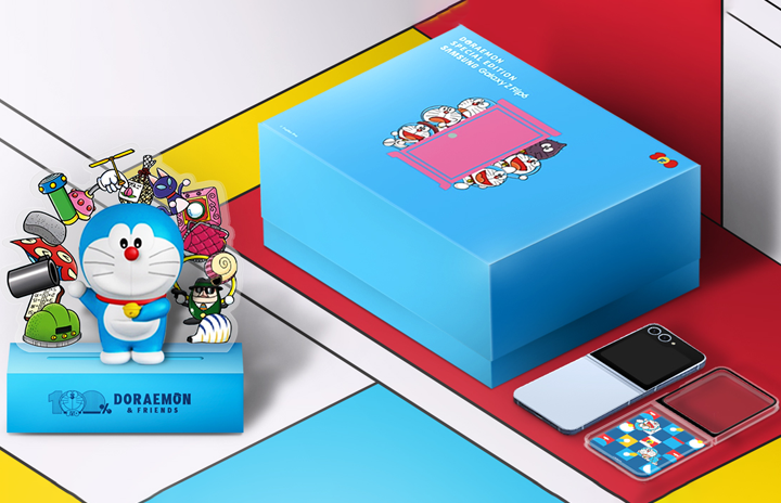 スマートフォン本体 Samsung Galaxy Z Flip6 Doraemon Edition The world's first “DORAEMON SPECIAL EDITION for Galaxy Z