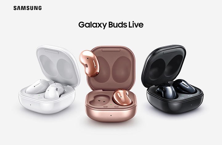 Samsung Galaxy Buds Live, Wireless Earbuds w/Active Noise Cancelling  (Mystic White)