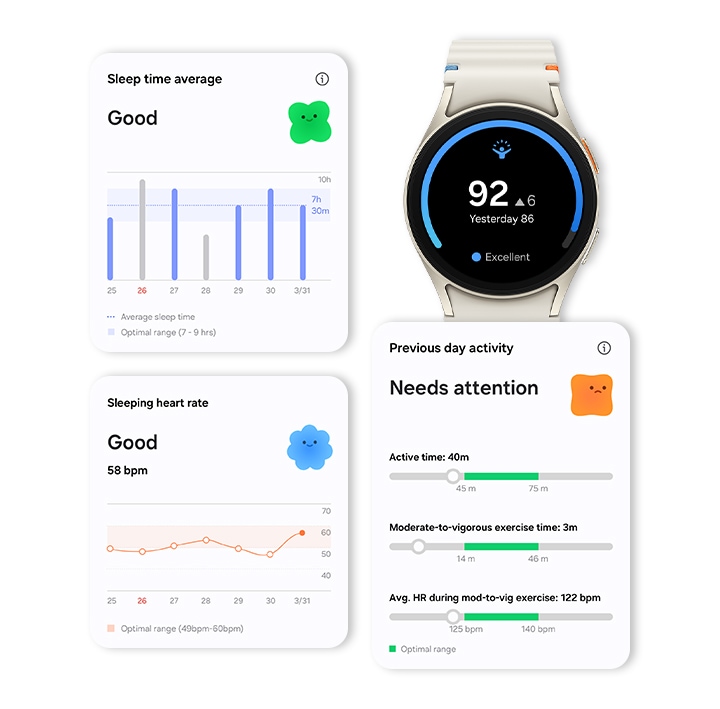 Smartwatch compatible with samsung health discount