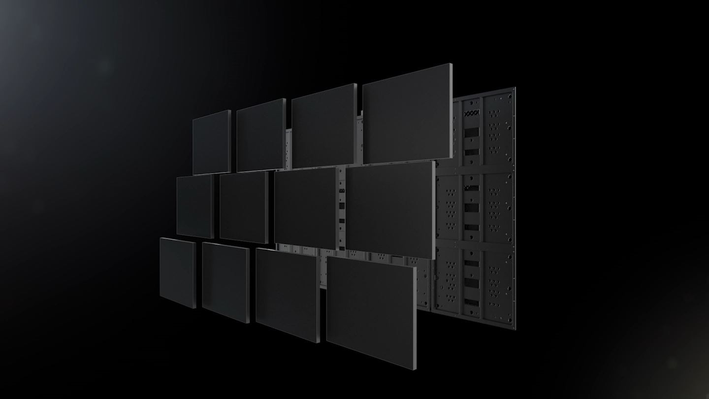 Several blocks are merged into one screen, but the connecting line is not visible and disappears.