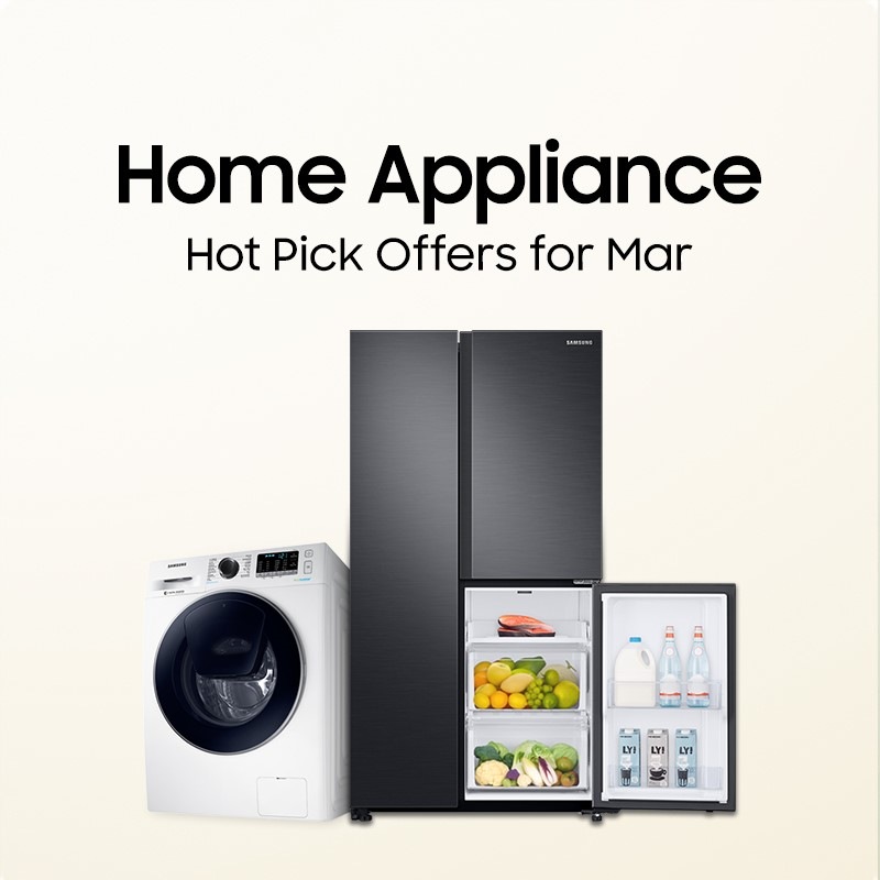 Home Appliance Hot Picks Offers for Mar | Samsung Hong Kong