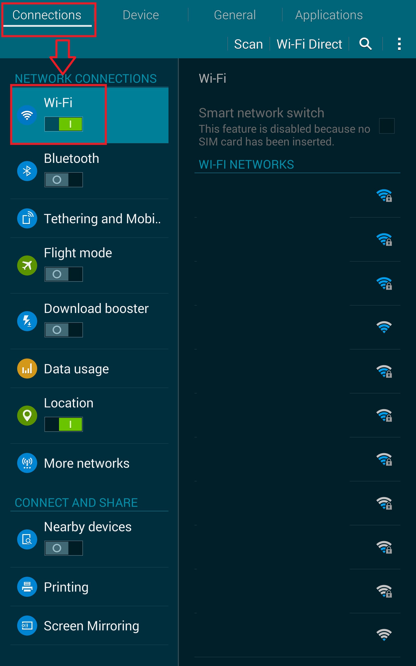 Как настроить wifi на планшете samsung galaxy tab