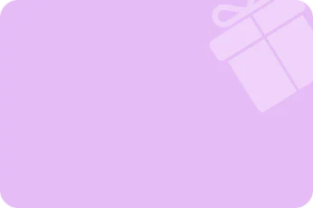 Pink square with a gift icon
