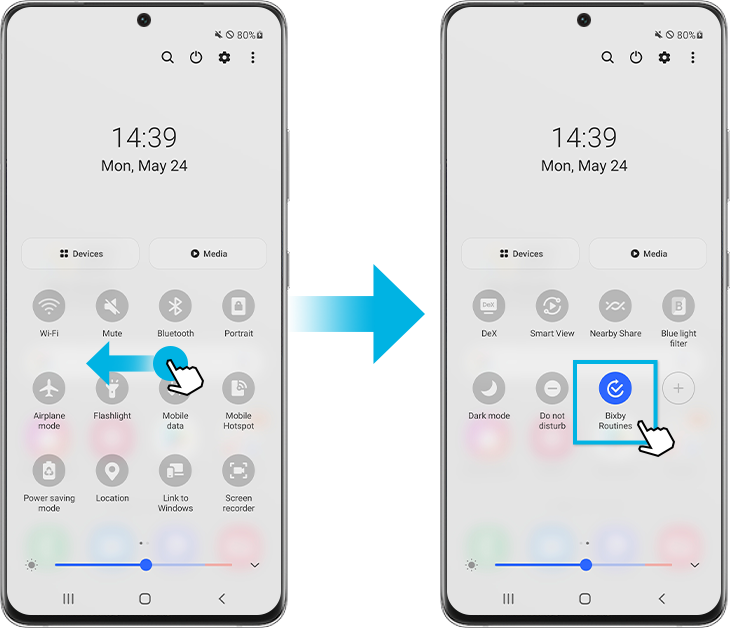 Slik setter du opp og bruker funksjonen Bixby-rutiner på Galaxy-telefonen  din | Samsung Norge
