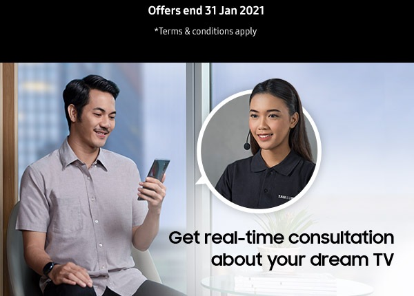 Get real-time consultation about your dream TV