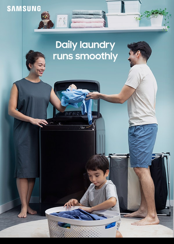Daily laundry runs smoothly